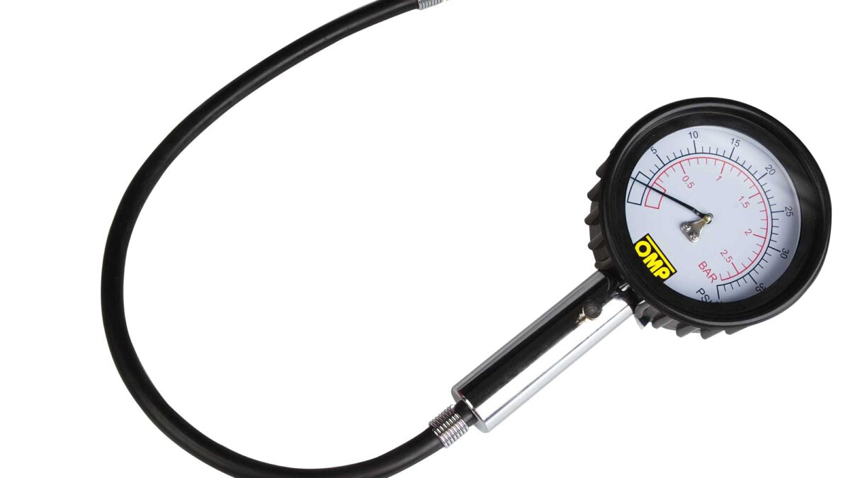 OMP ANALOGIC TYRE PRESSURE GAUGE