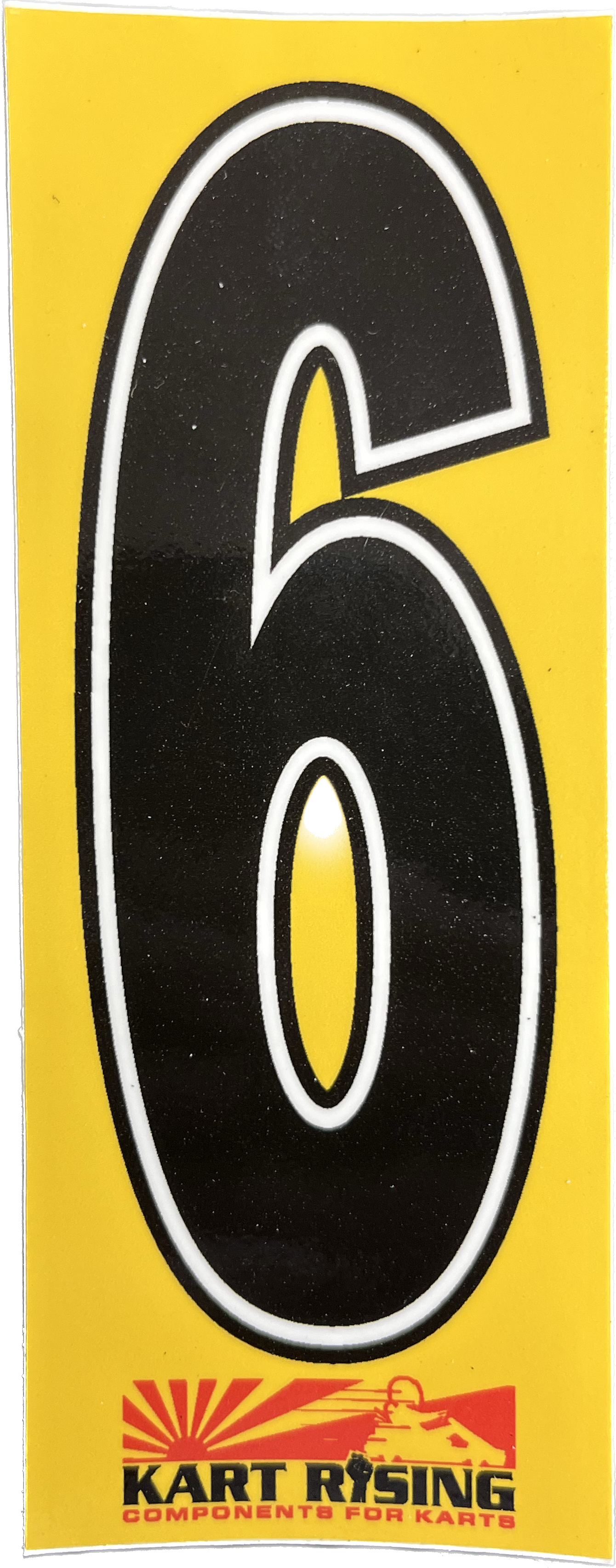 NUMBER STICKER 6
