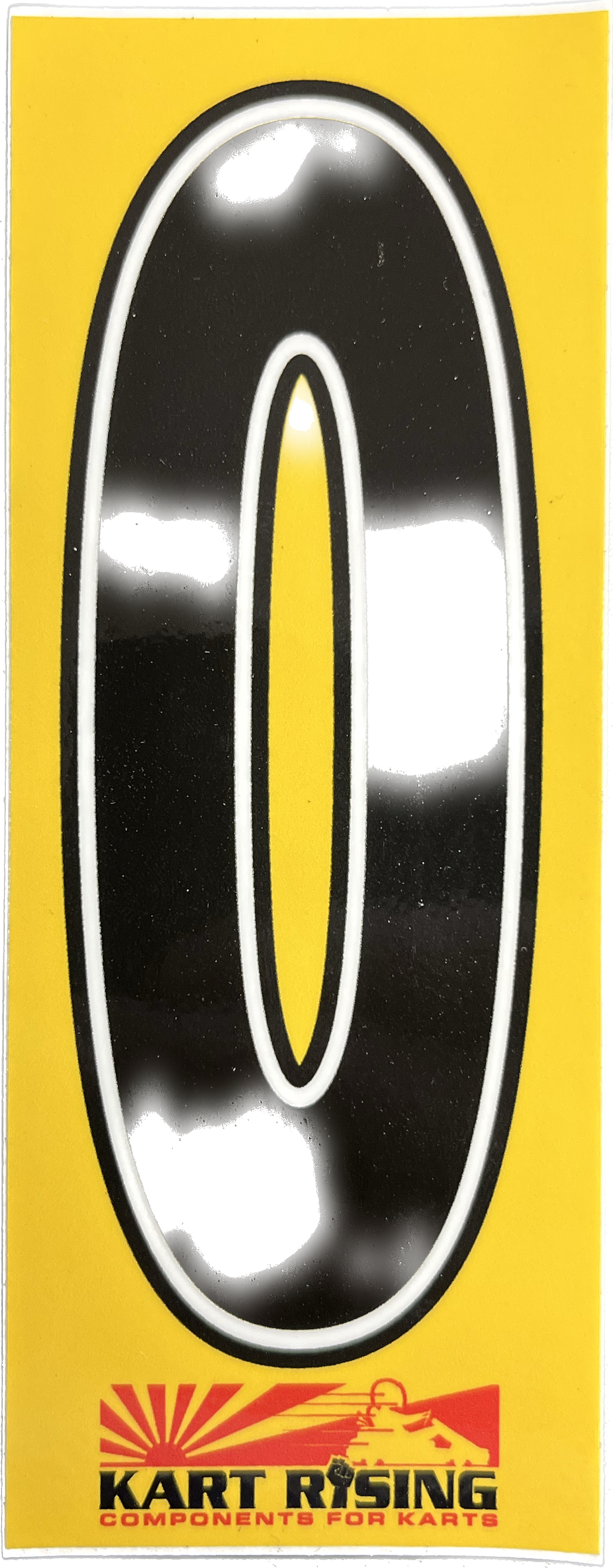 NUMBER STICKER 0