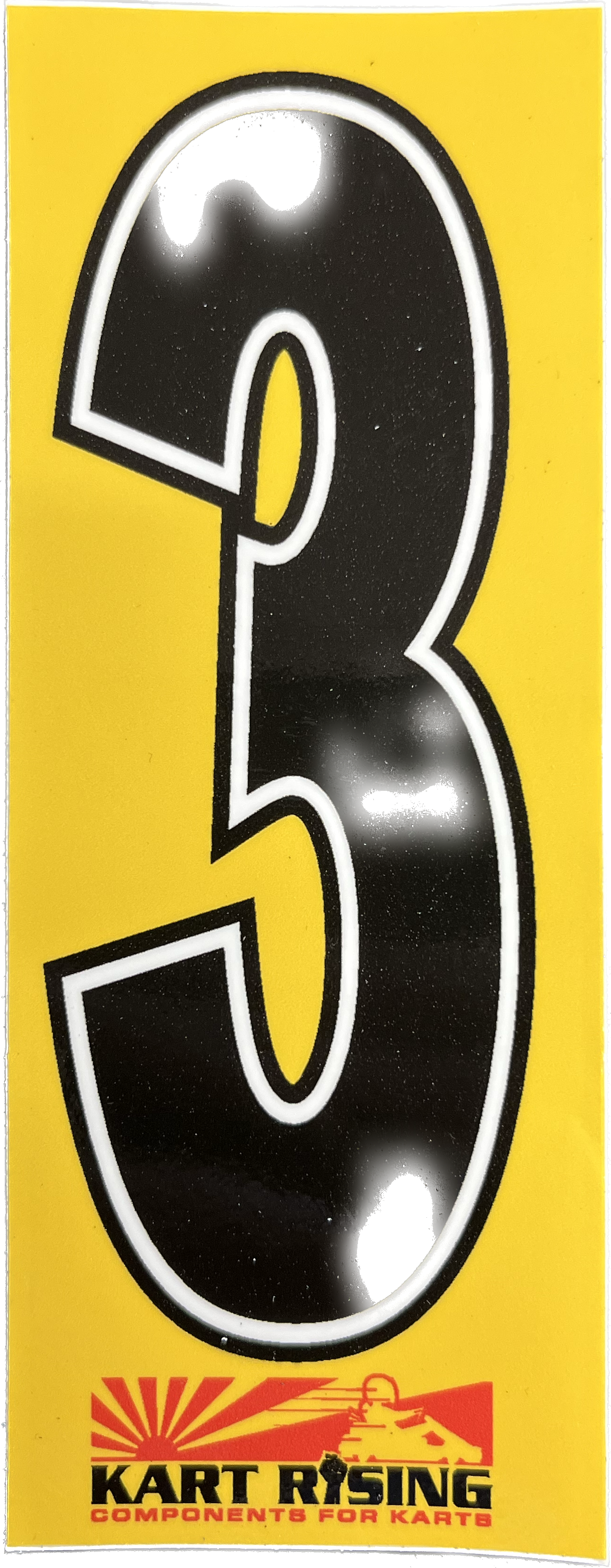 NUMBER STICKER 3