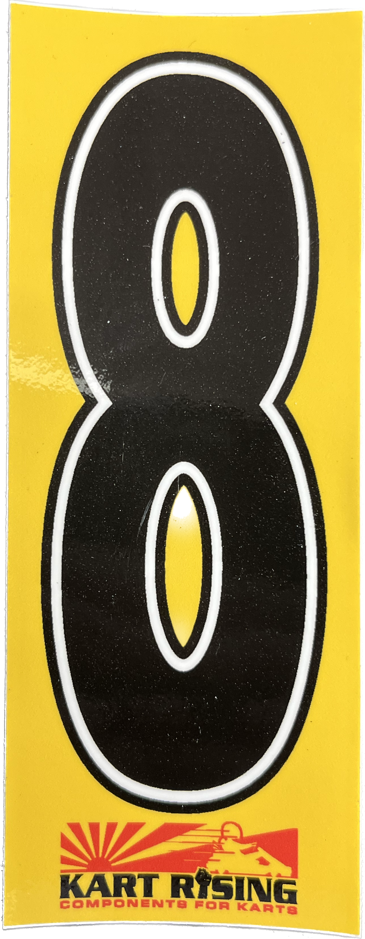 NUMBER STICKER 8