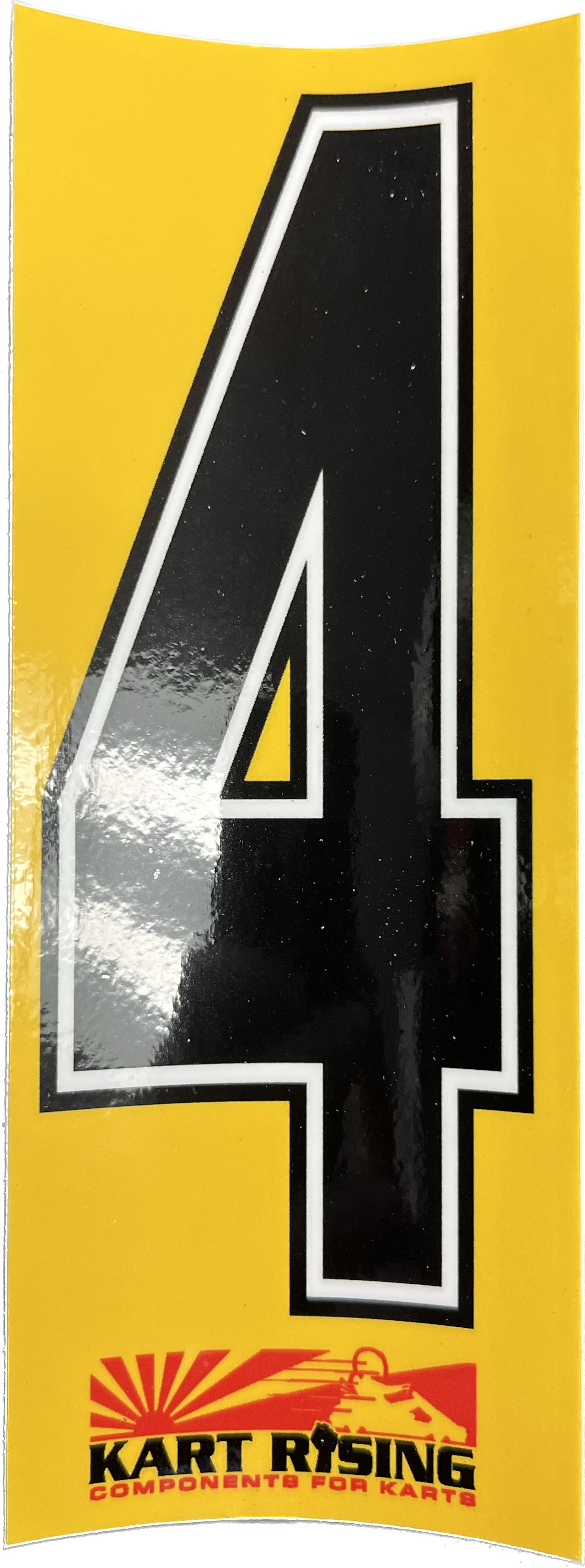 NUMBER STICKER 4