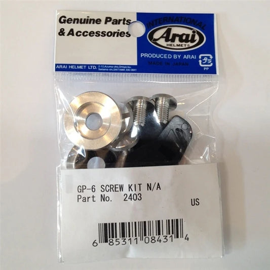 Helmet screws by Arai SK6 GP6