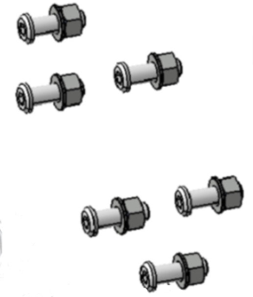 STR-V1 MKB V1 DISC SCREWS (6pc)