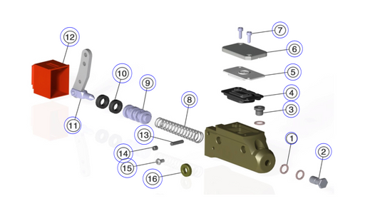 BRAKE OIL SEAL RUBBER T4