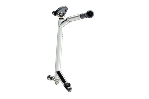 KZ INCL GEAR LEVER COMPLETE WITH UNIBALL&SUPPORTS CHROMED