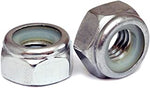 M8 x 1.25 mm Steel Nylon-Locknut