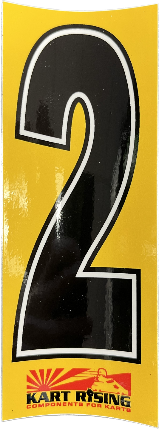NUMBER STICKER 2
