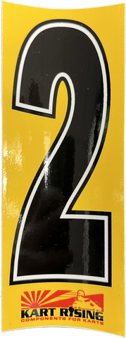 NUMBER STICKER 2