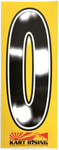NUMBER STICKER 0