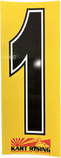 NUMBER STICKER 1