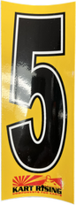 NUMBER STICKER 5