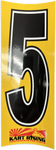 NUMBER STICKER 5