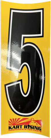 NUMBER STICKER 5