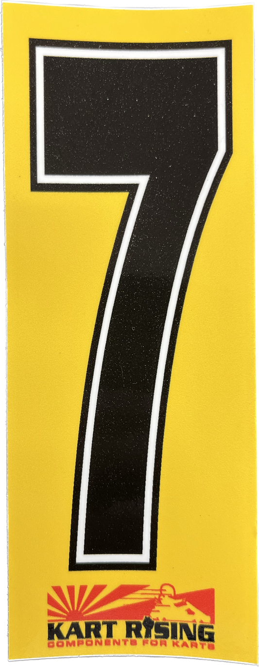 NUMBER STICKER 7