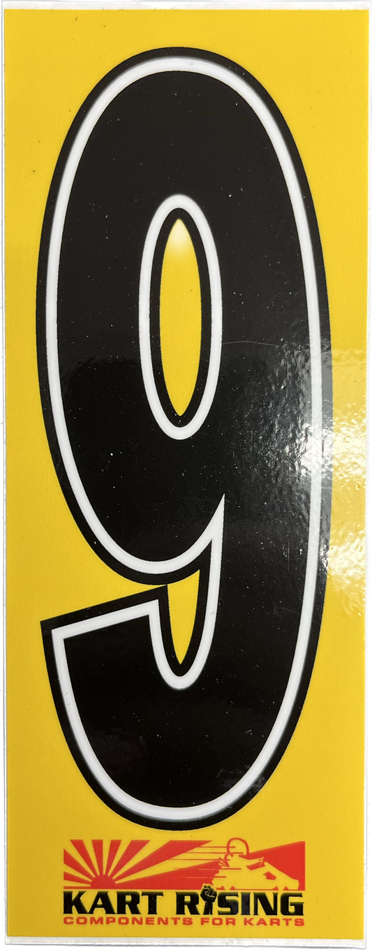 NUMBER STICKER 9