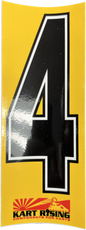 NUMBER STICKER 4